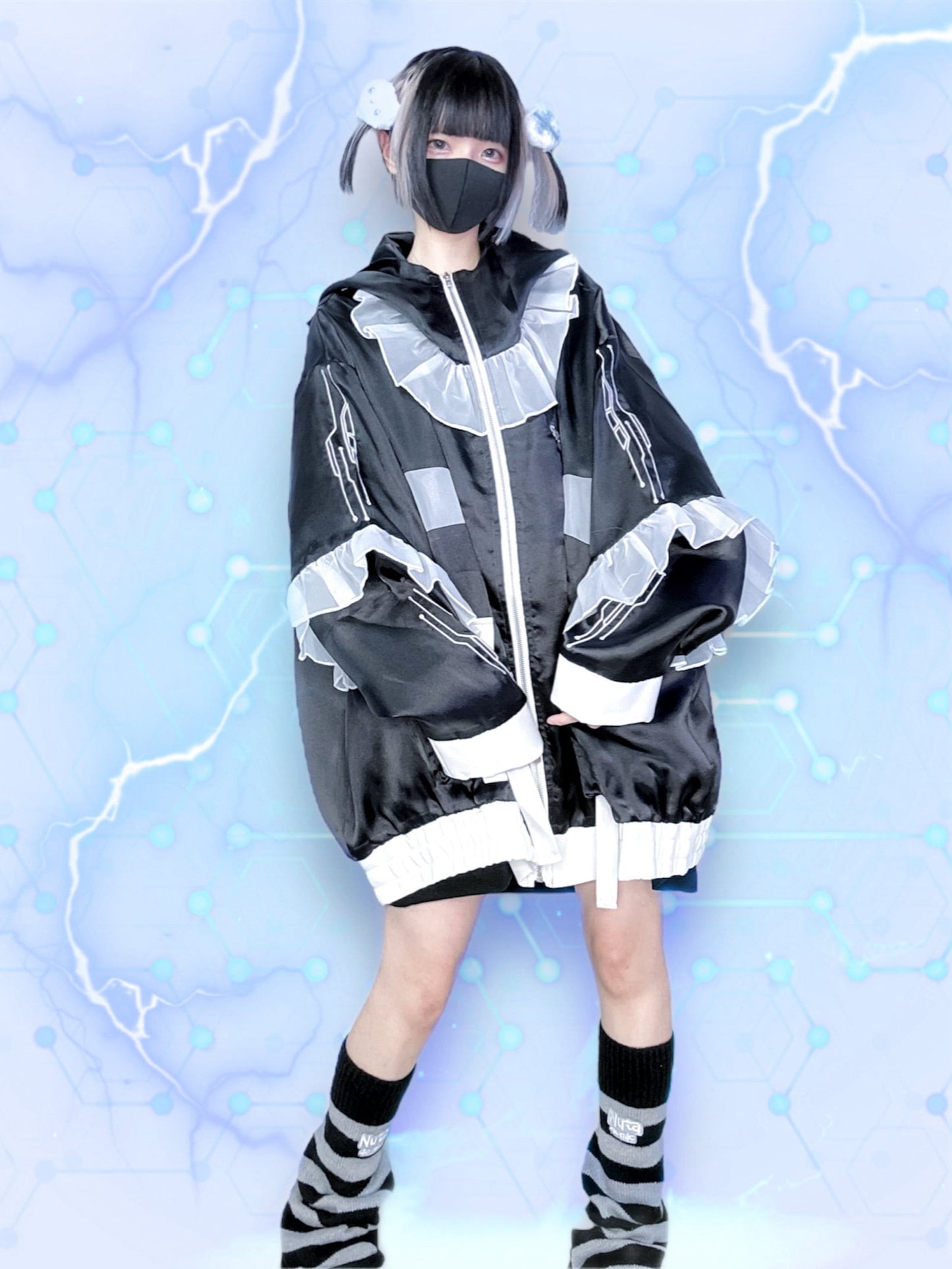 異世界超えるジェネレーターjacket(黒)
