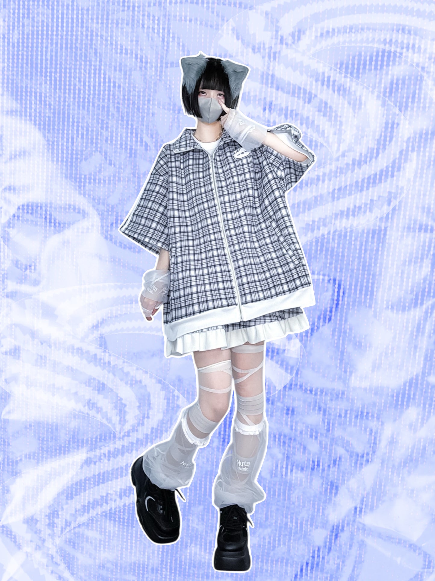 幸福チェックインおジャージ(グレー)