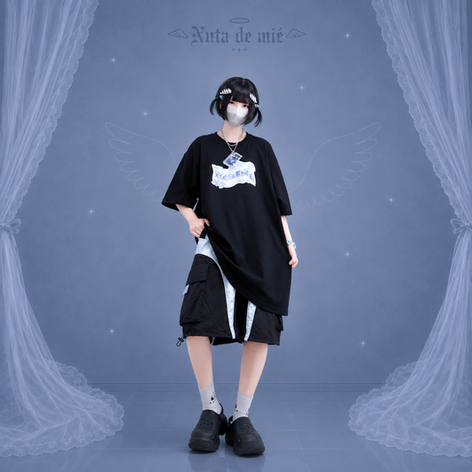 イメージと異なるボンドロおTシャツ/black