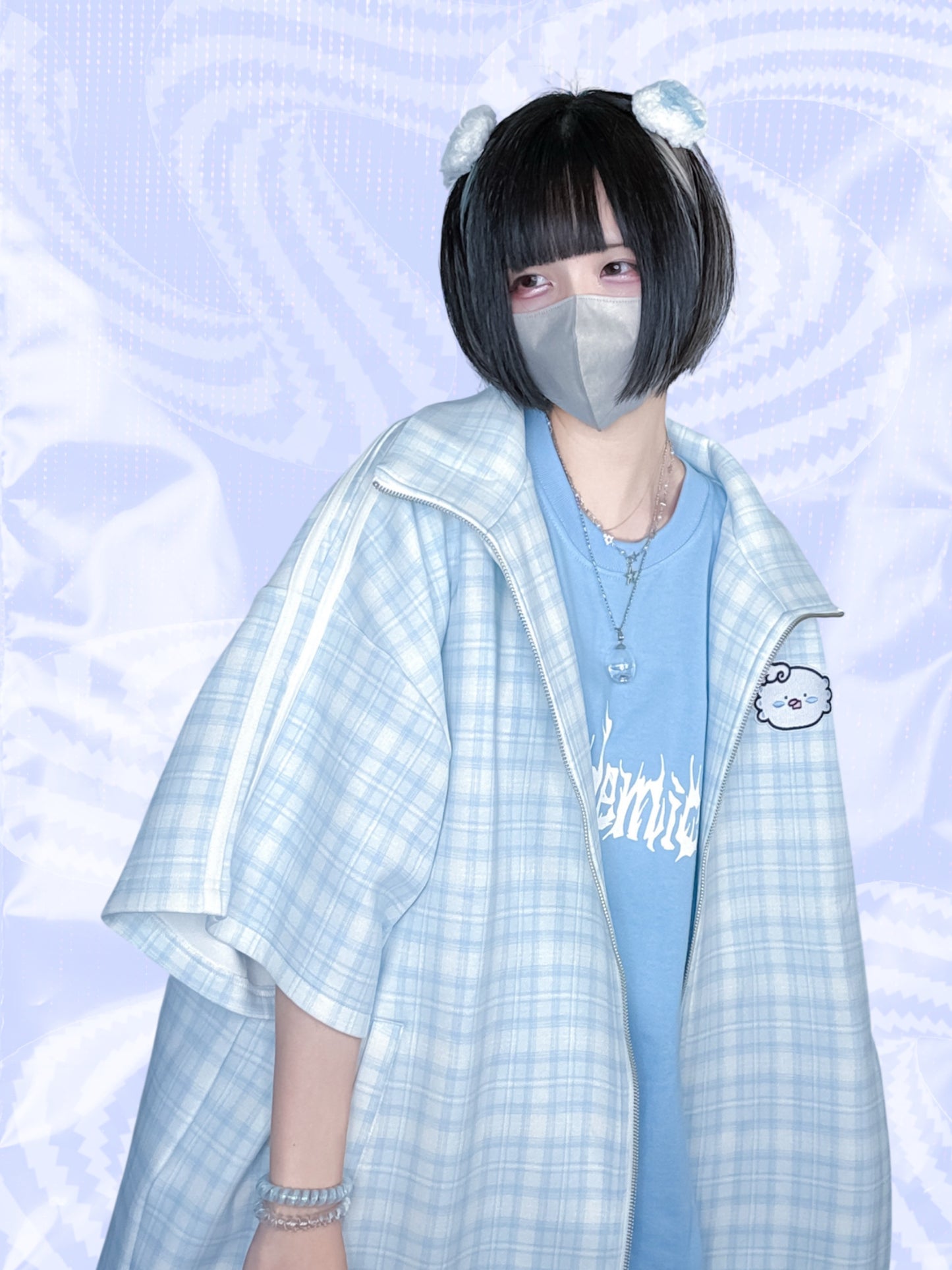 幸福チェックインおジャージ(水色)