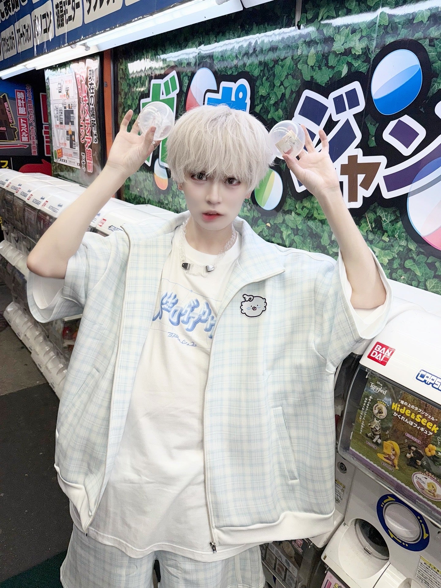 幸福チェックインおジャージ(水色)