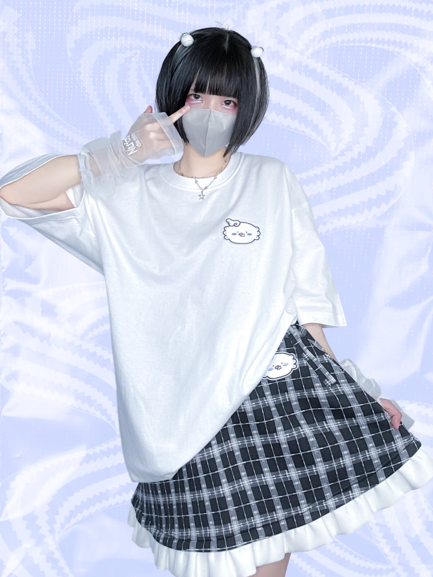 幸福チェックインスカート(黒)