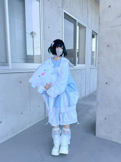 シャカった社会で無敵おパンツ（白×水色）