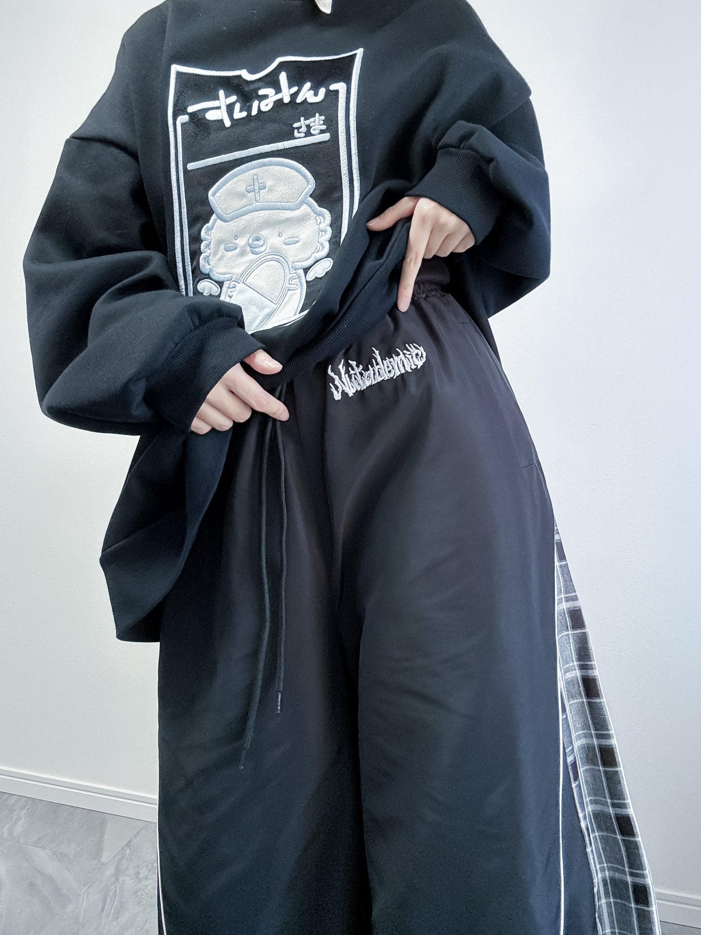 メンタルよしよしクリニックスウェット(黒)