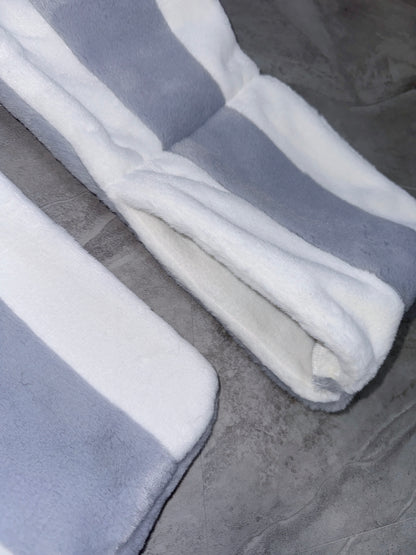 ふわふわファーできゅんですマフラー(白)