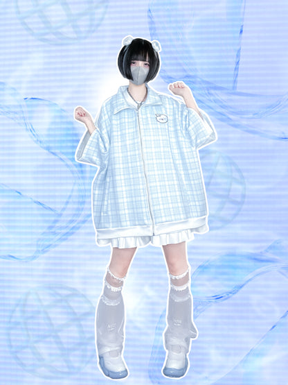幸福チェックインスカート(水色)