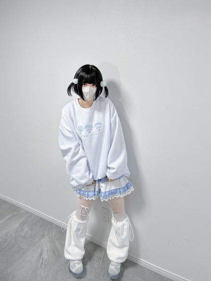 WiFi無しでは生きてけないスウェット(白)