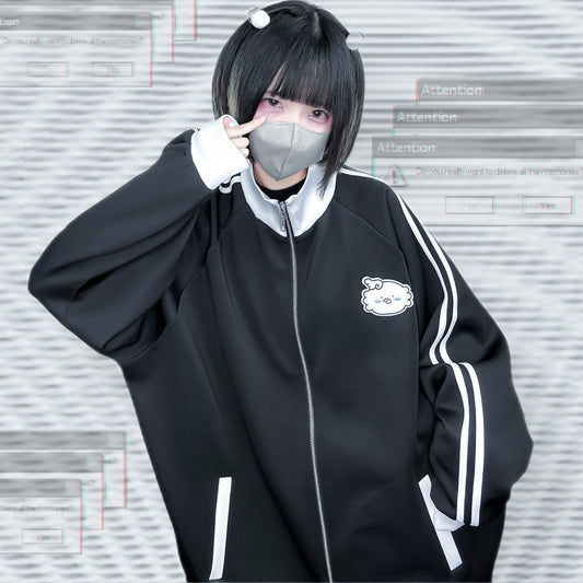 前向きになれちゃうおジャージ(黒)