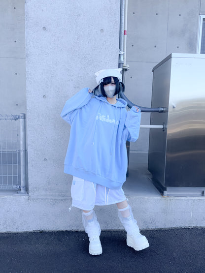 シャカった社会で無敵おパンツ（白×水色）