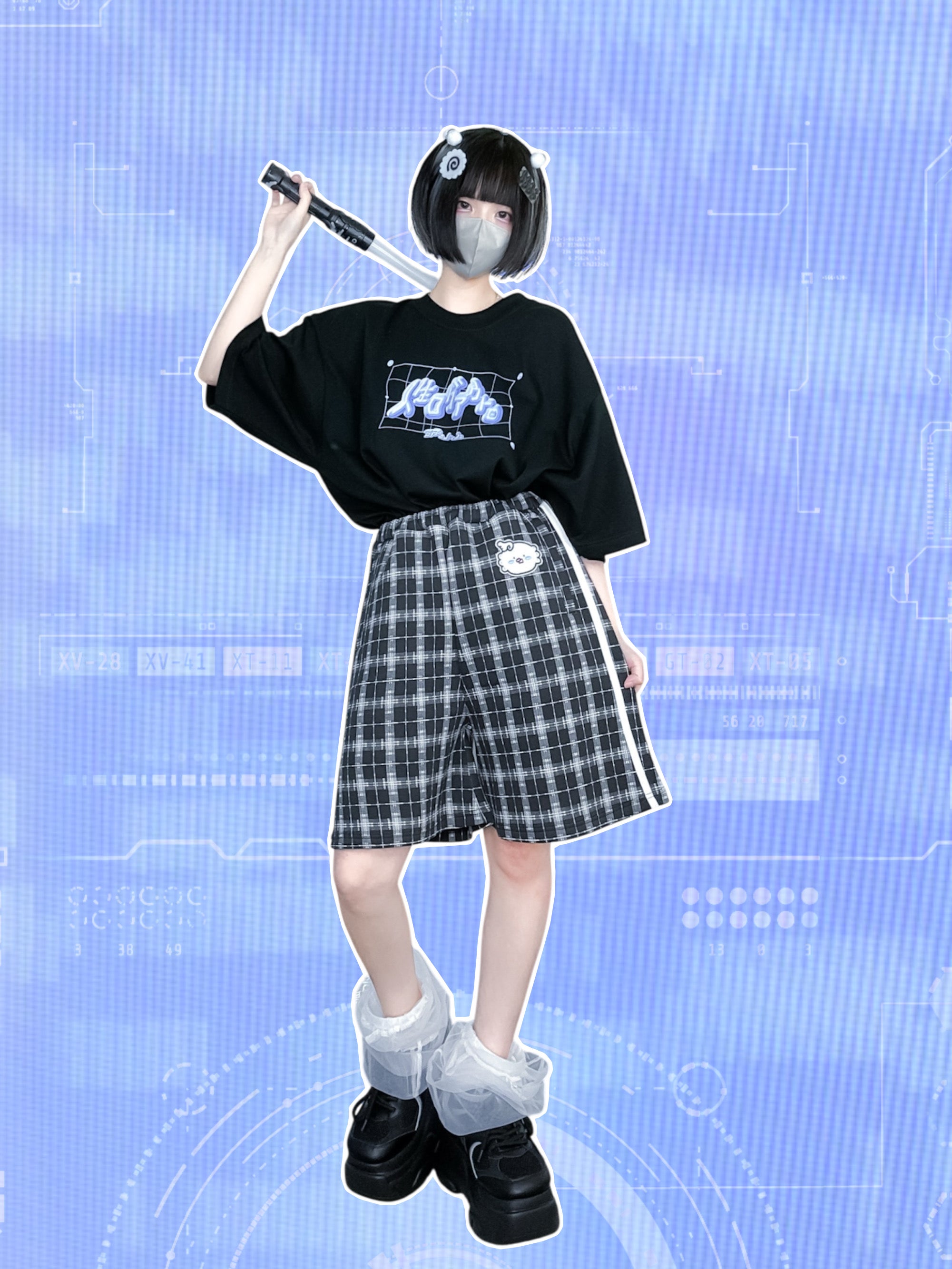 NaNa Chimi by La・Pafait　サロペット　黒 ナチュ＆ダイアリー フロントジップサロペット 9カラー │Z-CRAFT