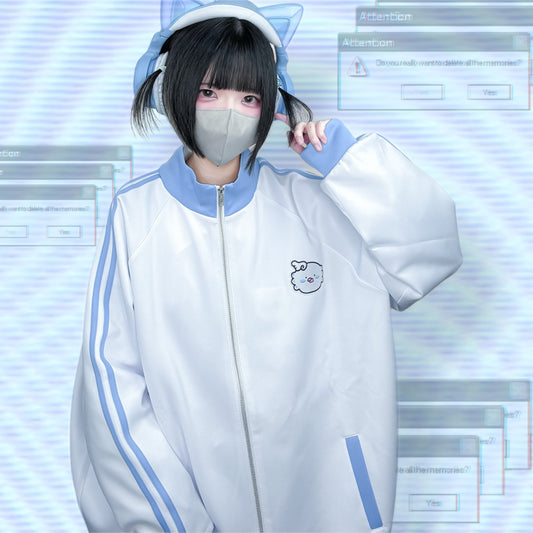 前向きになれちゃうおジャージ(水色)