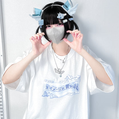 イメージと異なるボンドロおTシャツ/white