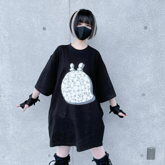 量産型しぬたくんT。(黒)
