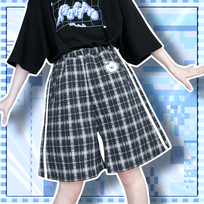 幸福チェックインハーフおパンツ(黒)