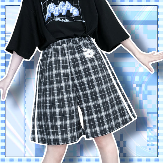 幸福チェックインハーフおパンツ(黒)