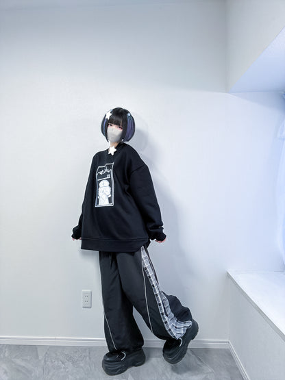 メンタルよしよしクリニックスウェット(黒)