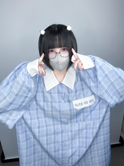 推し活隊員出動シャツ(水色)