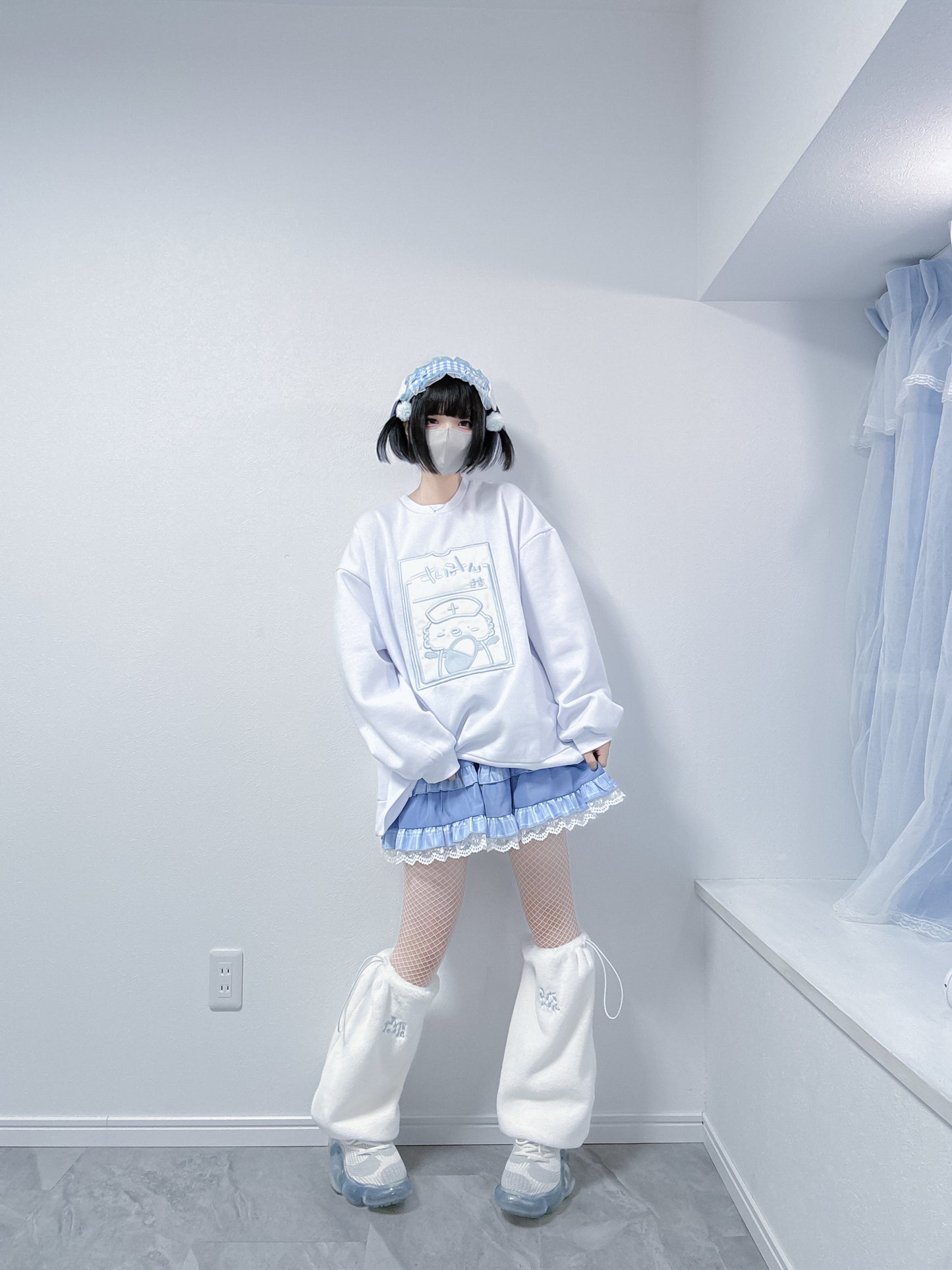 メンタルよしよしクリニックスウェット(白)