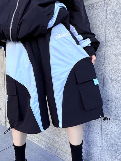 シャカった社会で無敵おパンツ（黒×水色）