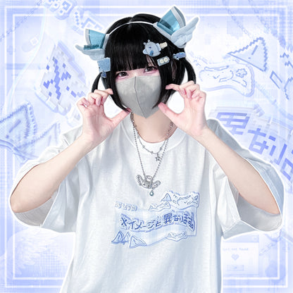 イメージと異なるボンドロおTシャツ/white