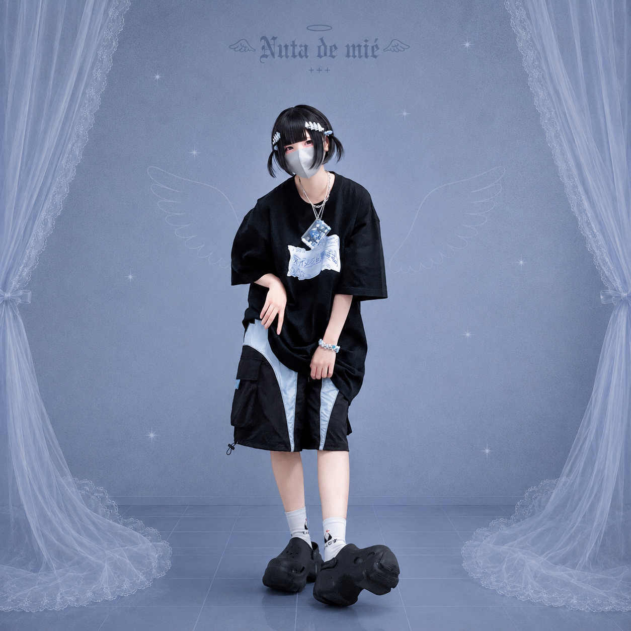 イメージと異なるボンドロおTシャツ/black