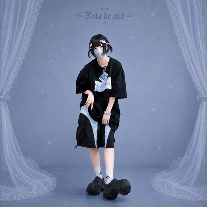 イメージと異なるボンドロおTシャツ/black