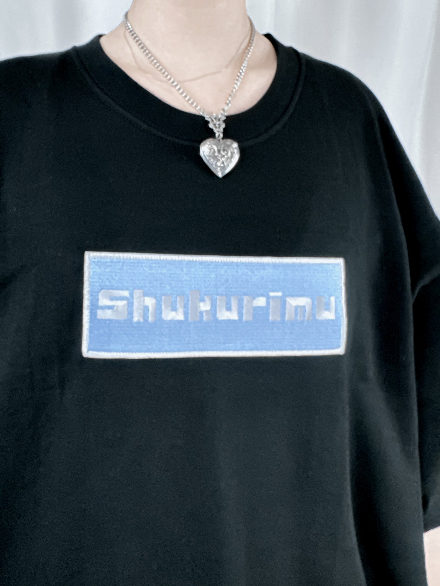 しゅーくりーむで甘々Tシャツ(黒)