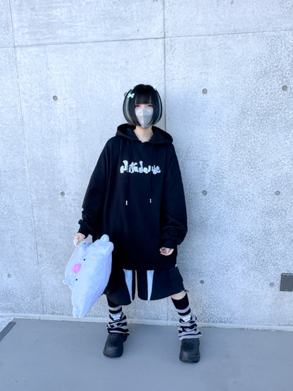 隠れしぬたくんおパーカー（黒）