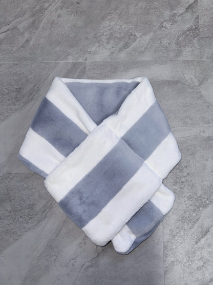 ふわふわファーできゅんですマフラー(白)