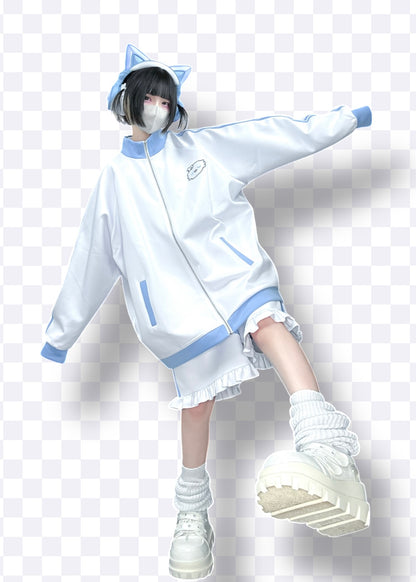 前向きになれちゃうおジャージ(水色)