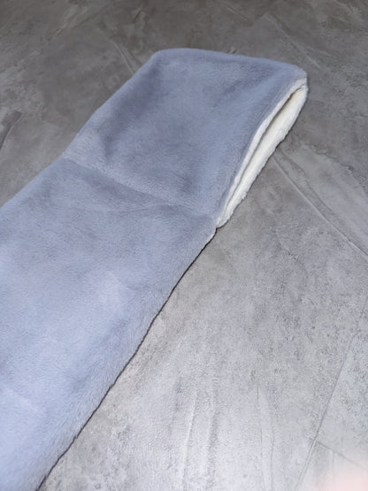 ふわふわファーできゅんですマフラー(白)