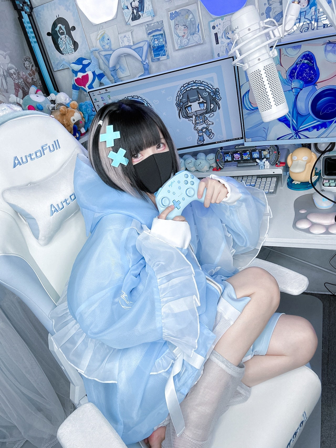 異世界超えるジェネレーターjacket(水色)