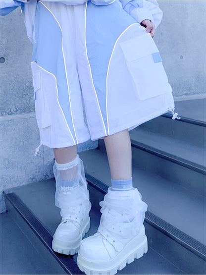 シャカった社会で無敵おパンツ（白×水色）
