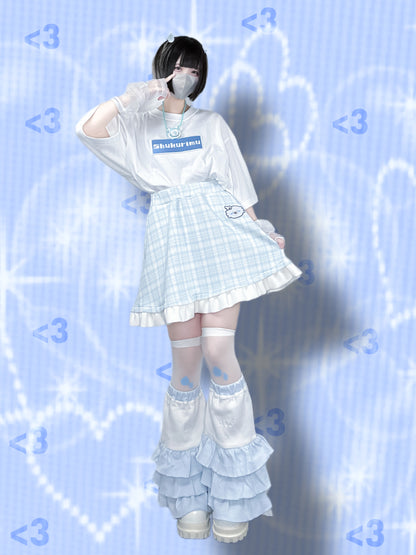 しゅーくりーむで甘々Tシャツ(白)