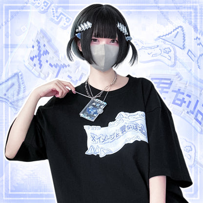 イメージと異なるボンドロおTシャツ/black