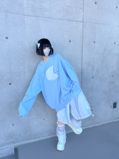 シャカった社会で無敵おパンツ（白×水色）