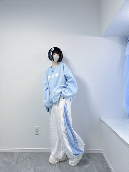 WiFi無しでは生きてけないスウェット(水色)