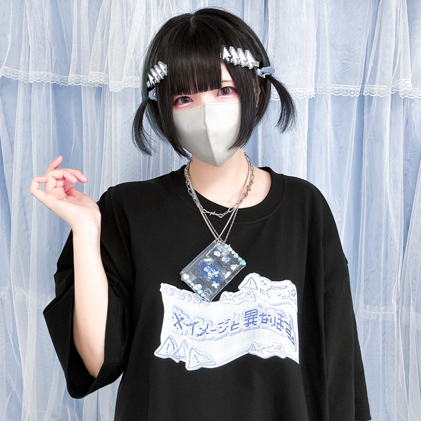 イメージと異なるボンドロおTシャツ/black