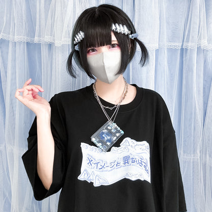 イメージと異なるボンドロおTシャツ/black