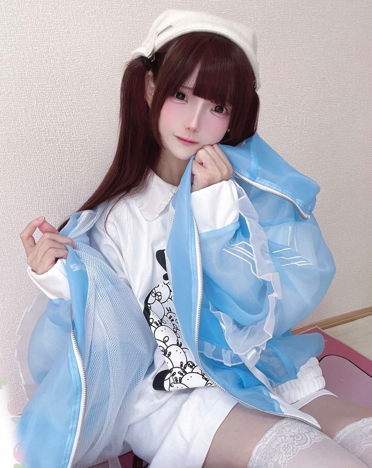 異世界超えるジェネレーターjacket(水色)