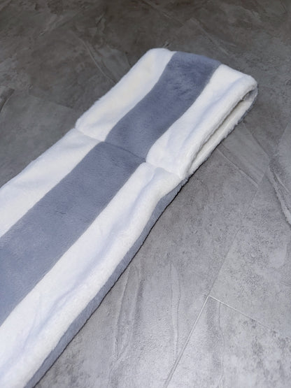 ふわふわファーできゅんですマフラー(白)