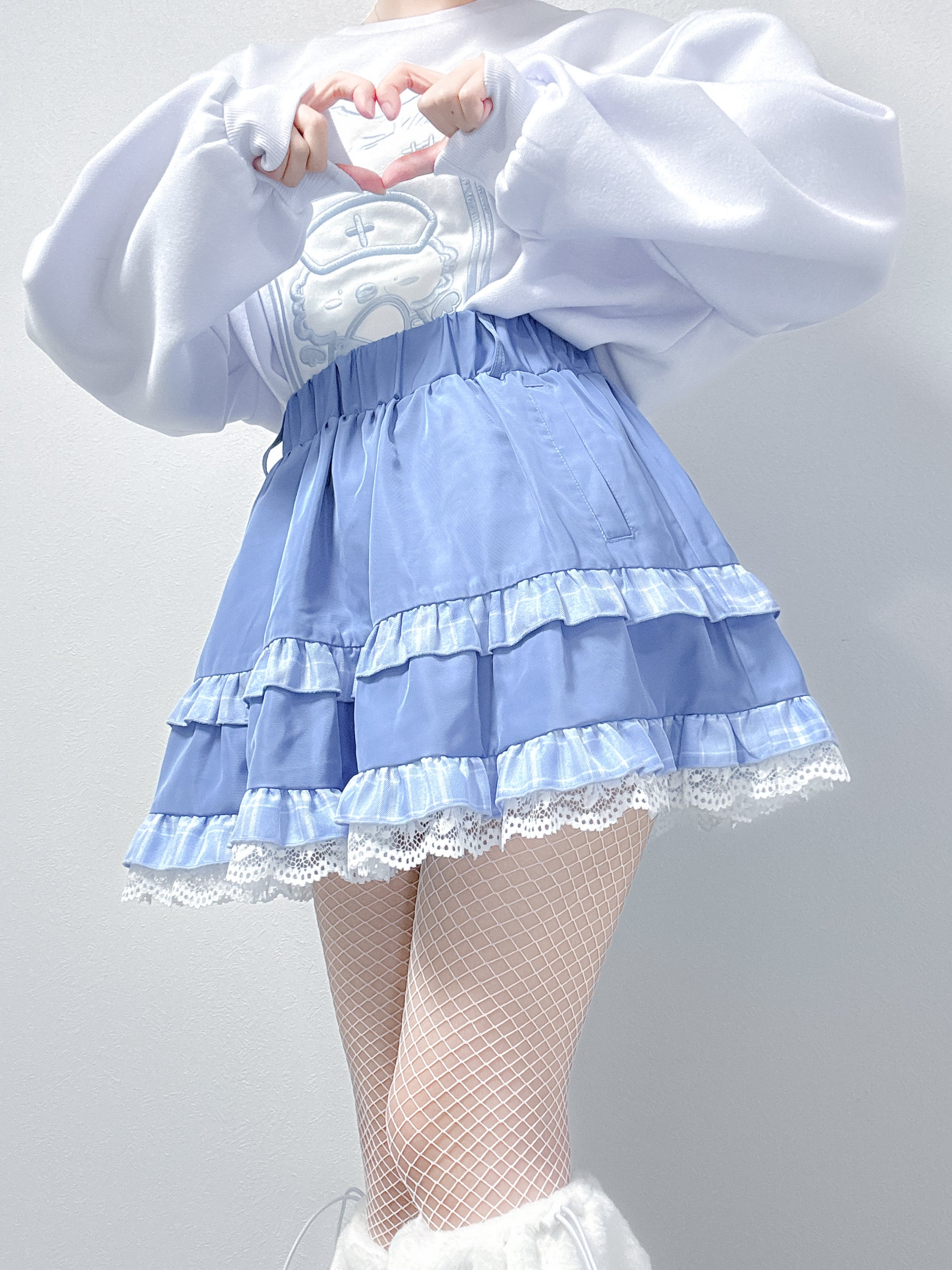 きゅるきゅるふわりんスカート(ネイビーブルー) – Nuta de mic