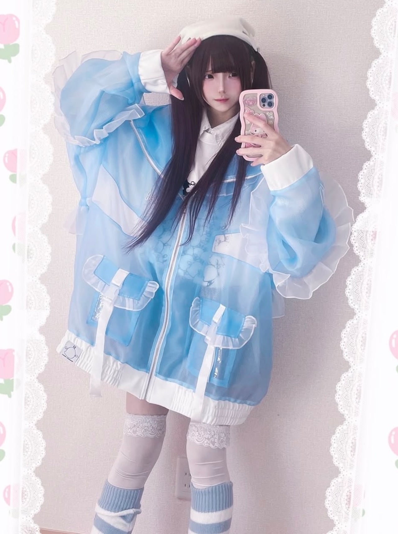 異世界超えるジェネレーターjacket(水色)