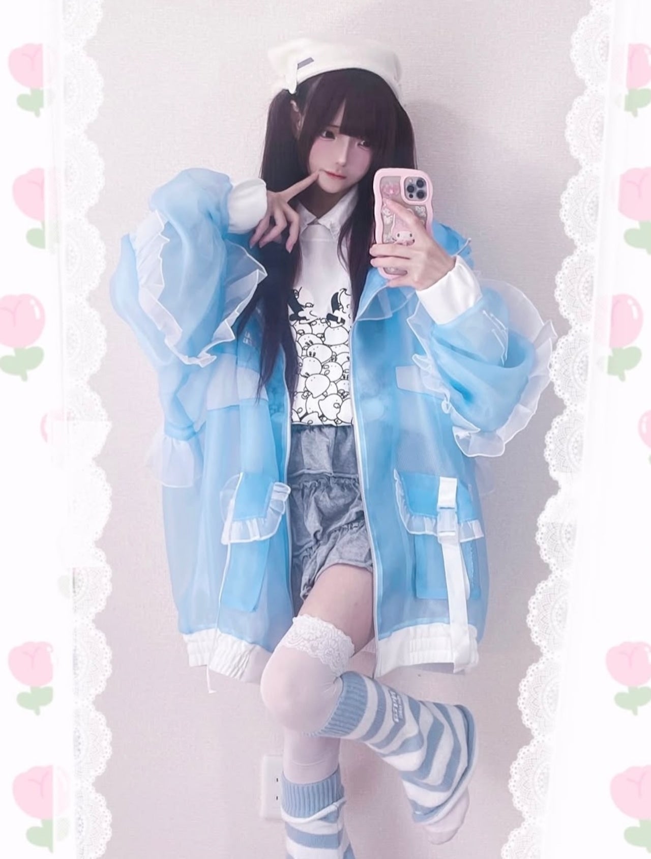 異世界超えるジェネレーターjacket(水色)