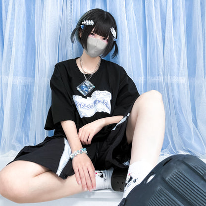 イメージと異なるボンドロおTシャツ/black