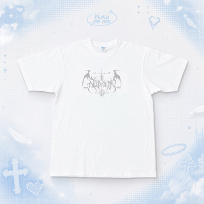 世界へ羽ばたく共依存おTシャツ/white